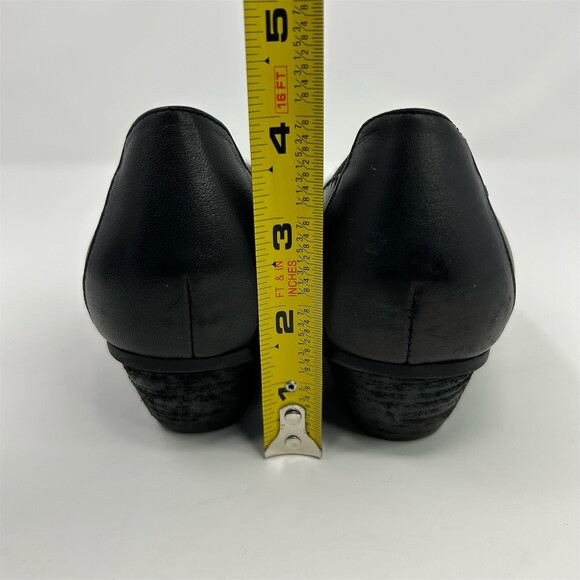 ABEO Nellie B.I.O. System Nellie Women's Wedge Pumps Black Studded Size 8M - Picture 7 of 10